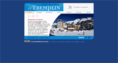 Desktop Screenshot of hotel-tremplin-gourette.com